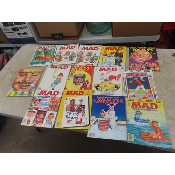 14 Mad MAgazines 1980's + 90's
