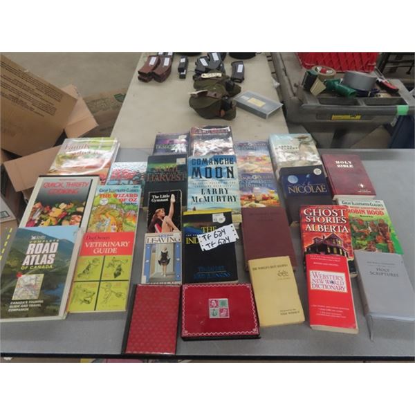 26 Variety of Books Including ; Zane Grey, Bobbsey  Twins, Robin Hood Plus more