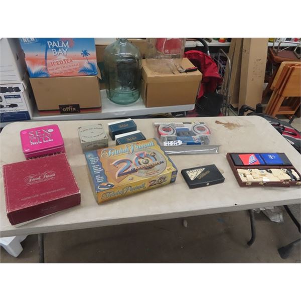 PAck of Board Games & aTable Tennis Scorer