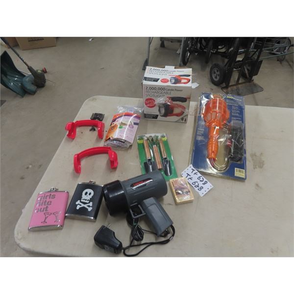 Spot Lights,Trouble Lights,Flasks plus more