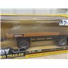 Image 2 : New in Box Hulna Die Cast 1/10 Scale Flat  Bed Trailer