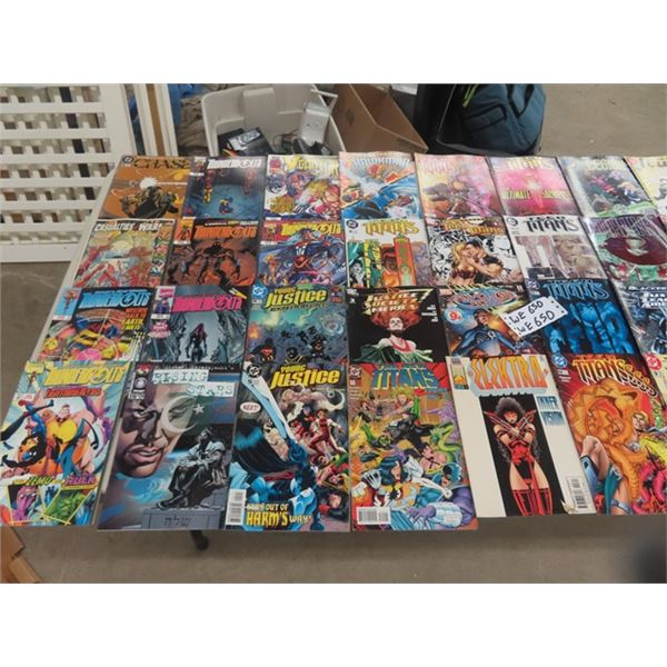 Approximately 120 Comics- Variety of DC, Marvel  plus more