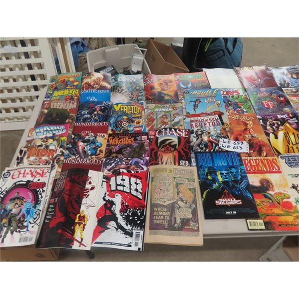 124 Comics- Variety of Dc, Marvel plus more