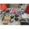 Image 3 : Hardware Bundle; Metal Tool Box, Timer, 5 Gal  Bucket, Caster, Plumbing + Various hardwares plus mor