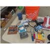 Image 4 : Hardware Bundle; Metal Tool Box, Timer, 5 Gal  Bucket, Caster, Plumbing + Various hardwares plus mor