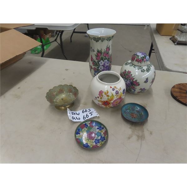 cholcota singer jar vases