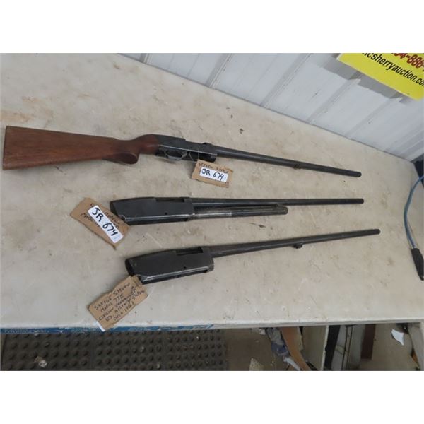 3 Parts Guns -12 Gauge ;MUST HAVE PAL TO PURCHASE  1) Stevens 77E, 1) CiL 607 1) Stevens 820 B
