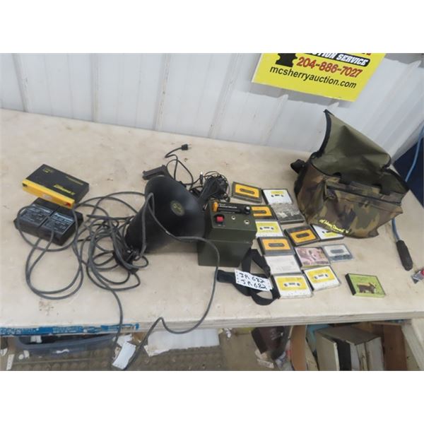 Vinatge Johnny Stewart Bird + Animal Call- Working  but Batteries are Dead