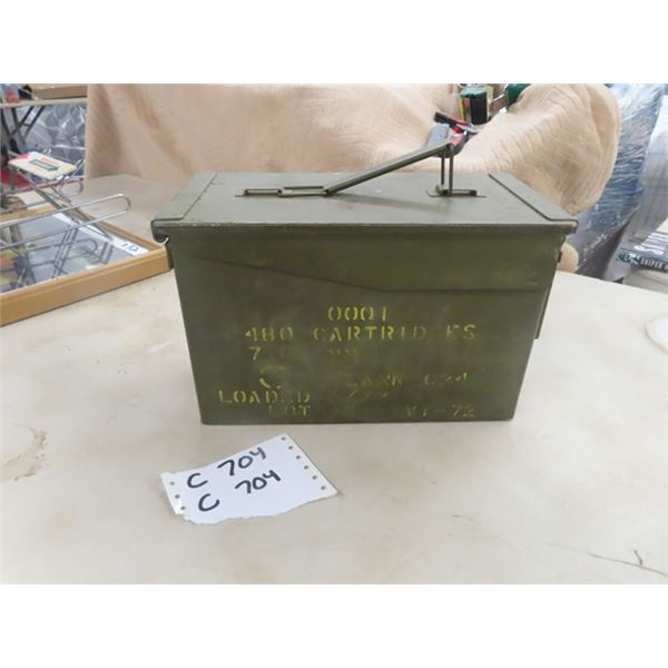 Metal Army Ammo Box