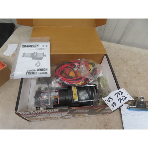 New Champion 3000lbs Winch