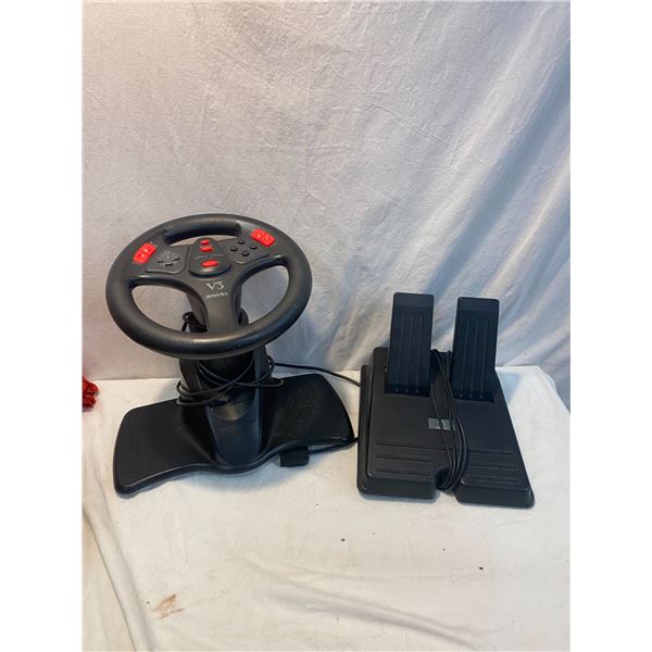 V3 interAct steering wheel and pedals