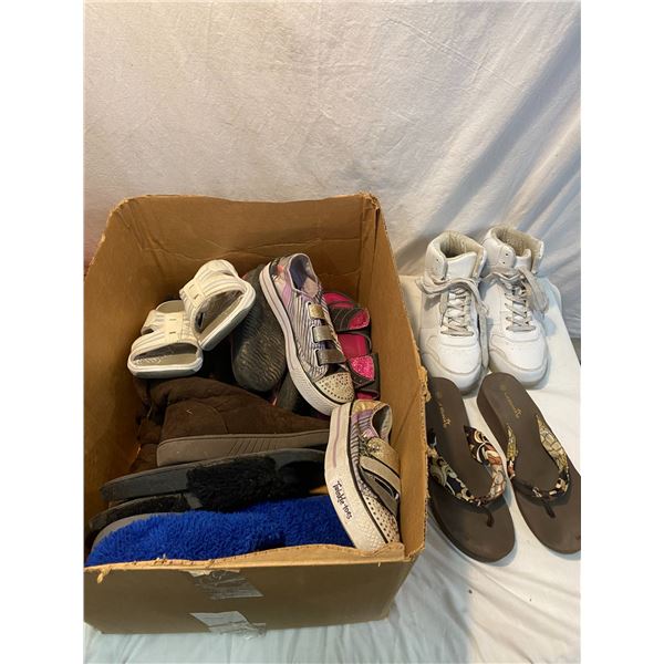 Assorted shoes and slippers