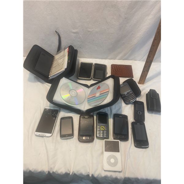 Phones and organizers etc