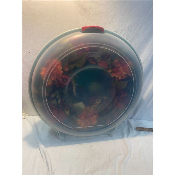 Wreath and storage container