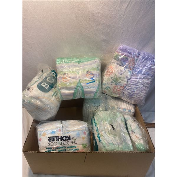 Assorted diapers