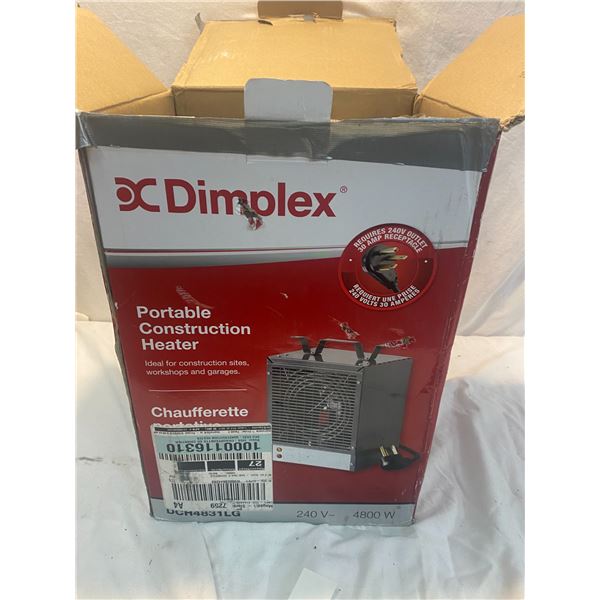 Portable construction heater