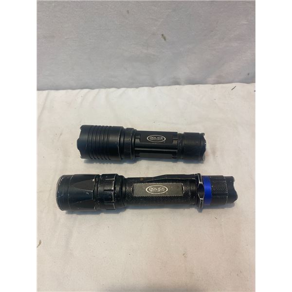 Flashlights need batteries