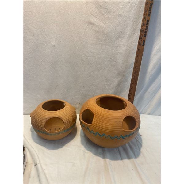 Pottery planters