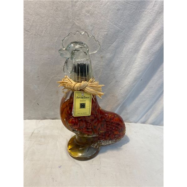 Art for the table rooster