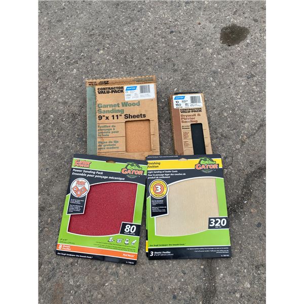 Sand paper etc
