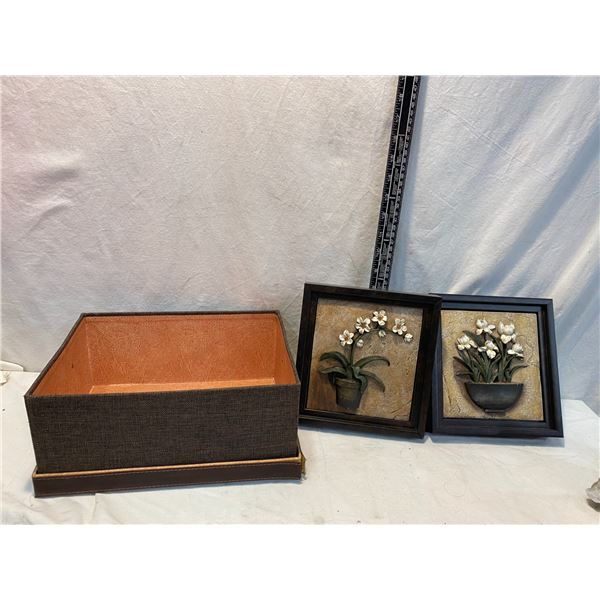 Storage box and wall art