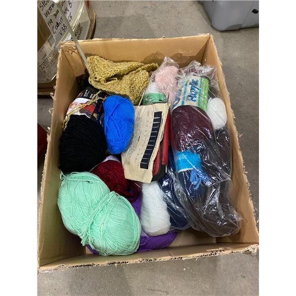 Box assorted wool