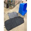 Image 1 : Garment bags and two bins no lids
