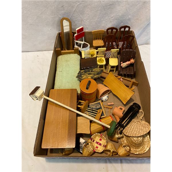 Assorted miniature furniture