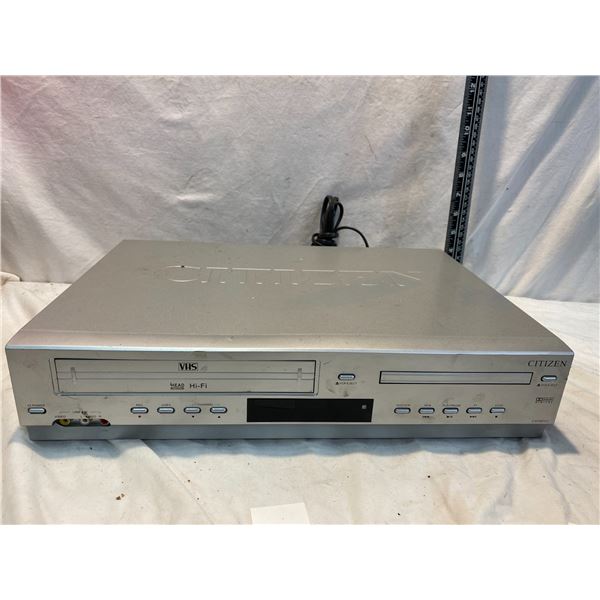 Citizen VHS and DVD player