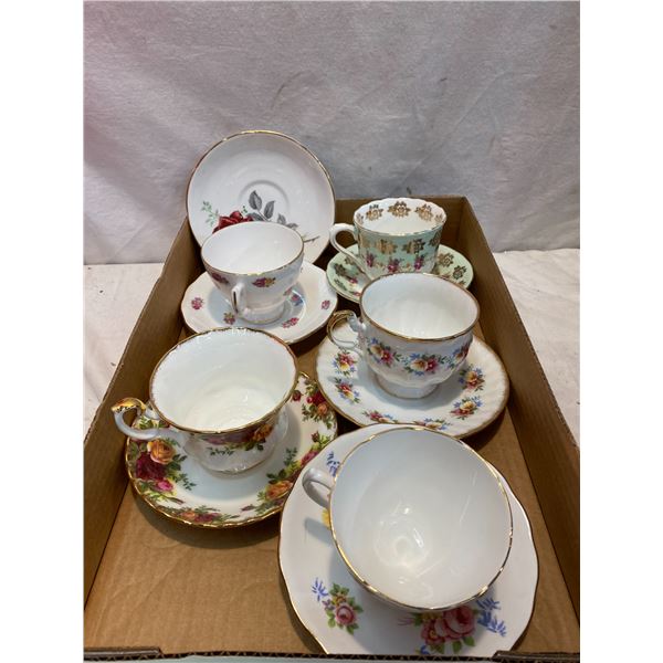 Tea cups and saucers