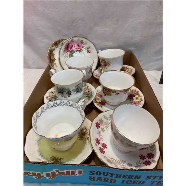 Tea cups and saucers