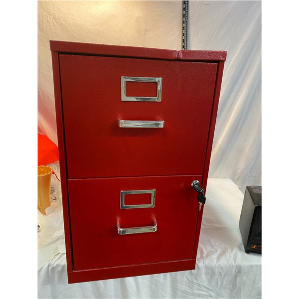 File cabinet with keys