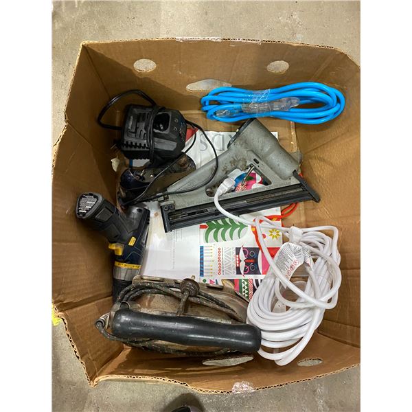 Lot tools, cords and iron
