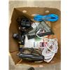 Image 1 : Lot tools, cords and iron