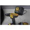 Image 3 : DEWALT CORDLESS TOOL SET - IMPACT GUN, DRILL, VARIABLE SPEED RECIPROCATING SAW, 3 BATTERIES AND CHAR