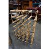 Image 2 : 2 WOOD AND METAL WINE RACKS