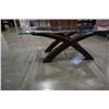 Image 2 : MODERN GLASSTOP COFFEE TABLE