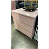 Image 2 : PINK 3 DRAWER DRESSER