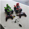 Image 1 : SUPER MARIO AND YOSHI 1:20 SCALE RC VEHICLES WITH BATTERYS, CHARGER AND CONTROLLERS RETAIL $291 TEST