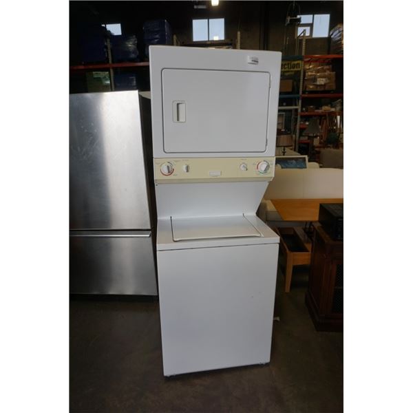 WHITE STACKER WASHER DRYER