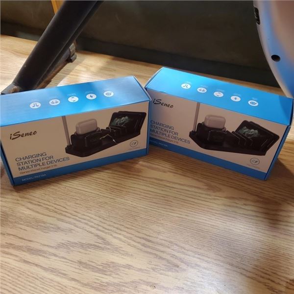 2 NEW ISENEO MULTI DEVICE CHARGING STATIONS