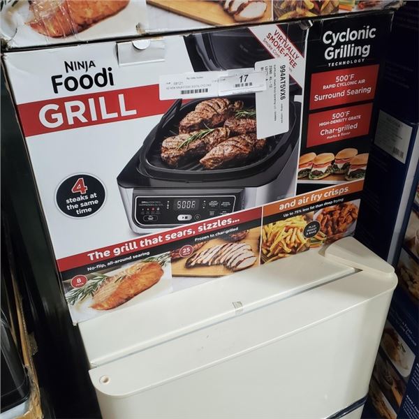 AS NEW NINJA FOODI DIGITAL CYCLONIC GRILLING GRILL