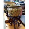 Image 8 : 2 EASTERN PLANTERS WITH STANDS
