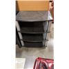 Image 2 : BLACK PLATEAU 4 TIER SHELVING UNIT