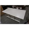 Image 2 : WHITE CUBILE SECTION COFFEE TABLE