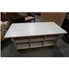Image 3 : WHITE CUBILE SECTION COFFEE TABLE