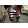 Image 1 : NATHAN MASTER CRAFTSMAN 3 PIECE NESTING ENDTABLE SET