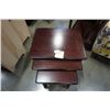 Image 2 : NATHAN MASTER CRAFTSMAN 3 PIECE NESTING ENDTABLE SET