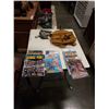 Image 1 : BOY SCOUTS COLLECTABLES AND COMIC BOOKS - CANTEEN, SATCHEL, 2 KNIVES