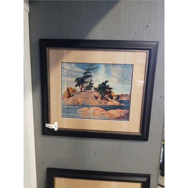 GROUP OF 7 FRAMED PRINT WITH COA ON BACK